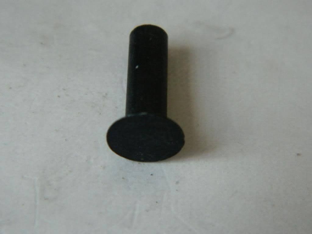 100 x Rivets Csk Light Alloy Black 3/16